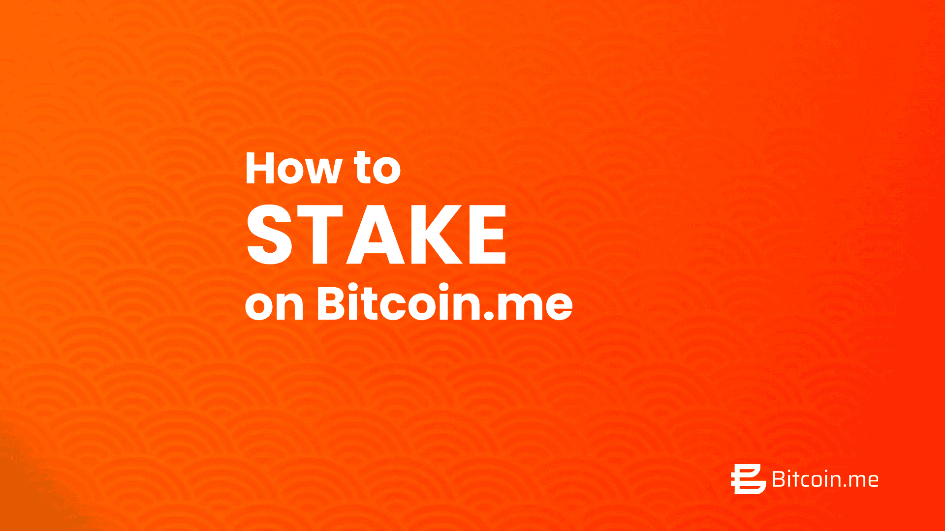 How to Stake Tokens on Bitcoin.me and Start Earning Rewards